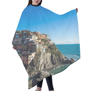 Personality  Scenic View Of Manarola Village Hair Cutting Cape