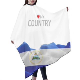 Personality  I Love My Country Hair Cutting Cape
