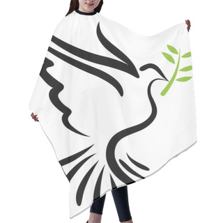 Personality  Vector Dove Hair Cutting Cape
