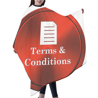 Personality  Terms And Conditions Icon Hair Cutting Cape