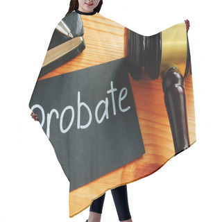 Personality  Conceptual Hand Written Text Showing Probate Hair Cutting Cape