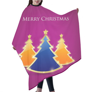 Personality  Christmas Trees Hair Cutting Cape