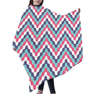 Personality  Vector Modern Seamless Colorful Geometry Pattern Chevron Hair Cutting Cape