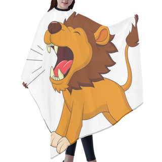 Personality  Lion Cartoon Roaring Hair Cutting Cape
