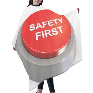 Personality  3d Safety First Button Hair Cutting Cape