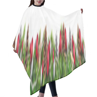 Personality  Christmas Border, Extra Wide Hair Cutting Cape