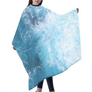 Personality  Blue Ocean Wave. Hair Cutting Cape