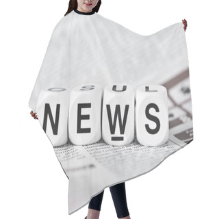 Personality  Stylish Template Of Modern Font  Hair Cutting Cape