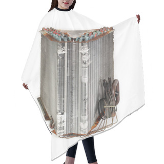 Personality  Old Evaporator Coil (8) Hair Cutting Cape
