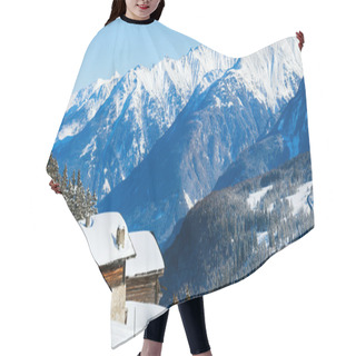 Personality  Alpine Scenery Hair Cutting Cape