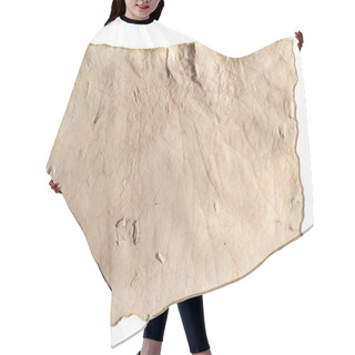 Personality  Blank Ancient Paper Texture Hair Cutting Cape