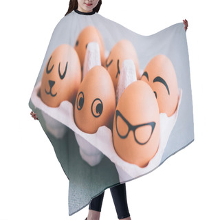 Personality  Modern Easter Eggs Hair Cutting Cape