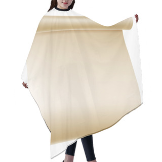 Personality  Paper Scroll Illustration Hair Cutting Cape