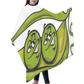 Personality  Like Two Peas In A Pod Cartoon Hair Cutting Cape