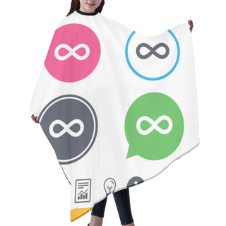 Personality  Limitless Sign Icons Hair Cutting Cape