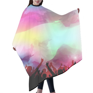Personality  Colorful Party Design Hair Cutting Cape