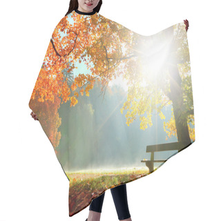 Personality  Autumn Landscape Hair Cutting Cape