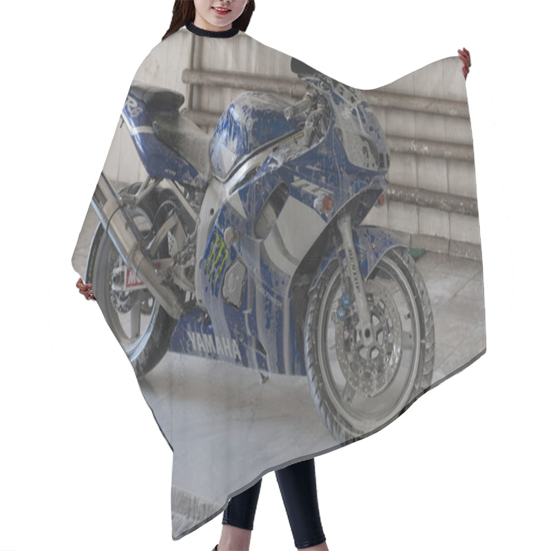 Personality  Washing Motorcycle Yamaha R6 Hair Cutting Cape