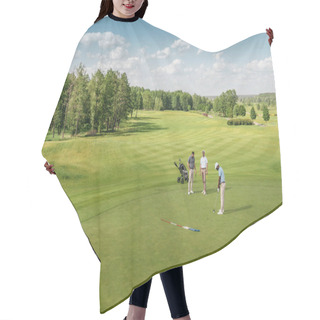 Personality  Sportsmen Playing Golf  Hair Cutting Cape