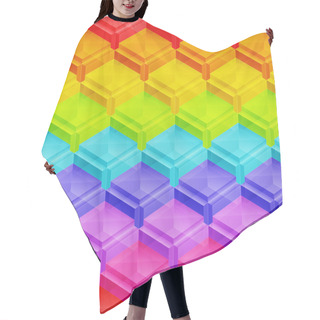 Personality  Abstract Seamless Background Hair Cutting Cape