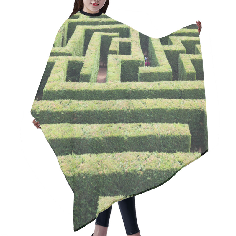 Personality  Maze Of Villapresente, In Cantabria, Spain. It Is Largest Maze In Spain And One Of The Biggest In Europe Hair Cutting Cape