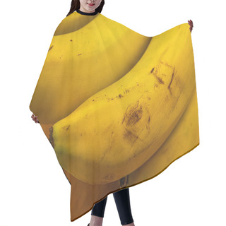 Personality  Bananas With Vintage Background Of Mexican Yute Hair Cutting Cape