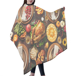 Personality  Thanksgiving Celebration Traditional Dinner Hair Cutting Cape