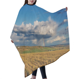 Personality  Rainbow Over The Fields Hair Cutting Cape