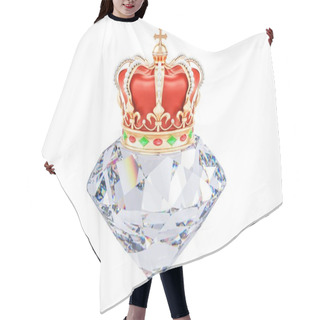 Personality  Royal Diamond Concept, 3D Rendering Hair Cutting Cape