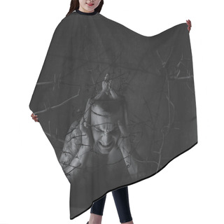 Personality  Surreal Portreat. Pain, Helplessness And Inaction Hair Cutting Cape