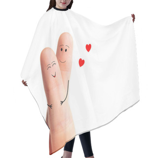 Personality  Happy Couple In Love Hair Cutting Cape