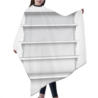 Personality  White Supermarket Shelves Hair Cutting Cape