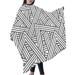 Personality  Seamless Pattern Hair Cutting Cape