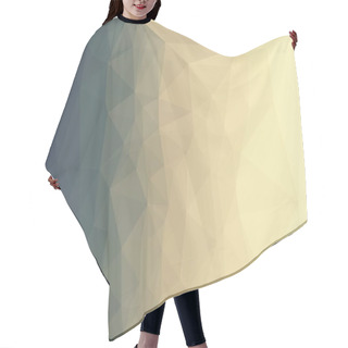 Personality  Abstract Geometric Background With Poly Pattern Hair Cutting Cape