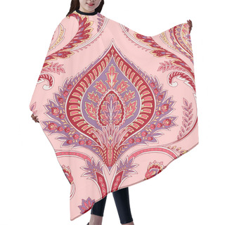 Personality  Hand-drawn Seamless Pattern Design, Paisley Style Hair Cutting Cape