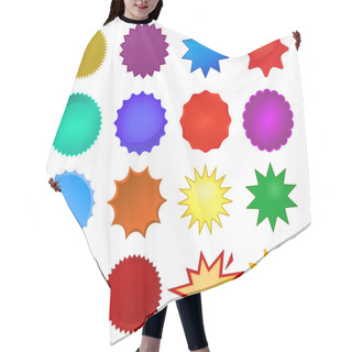 Personality  Starburst Seals Hair Cutting Cape