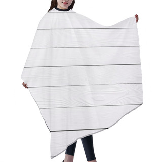 Personality  Wooden White Striped Textured Background Hair Cutting Cape