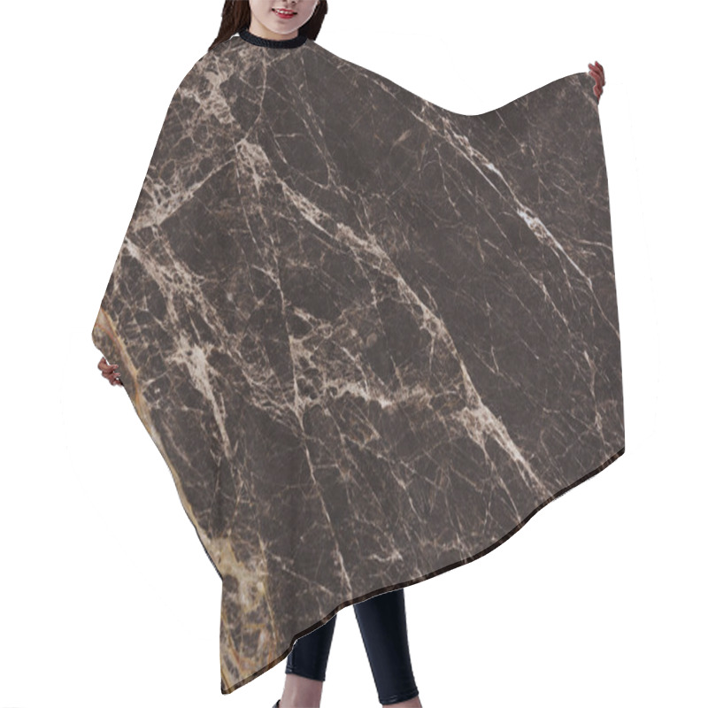 Personality  Abstract Brown Marble Texture With Natural Pattern  Hair Cutting Cape