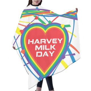 Personality  Harvey Milk Day Hair Cutting Cape