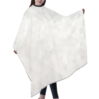 Personality  Abstract White Geometric Background Hair Cutting Cape