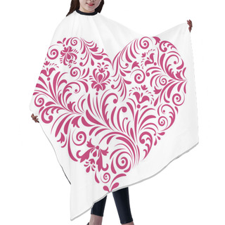 Personality  Valentine Heart Hair Cutting Cape