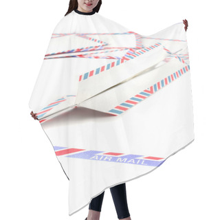 Personality  Air Mail Envelopes With Paper Plane Hair Cutting Cape