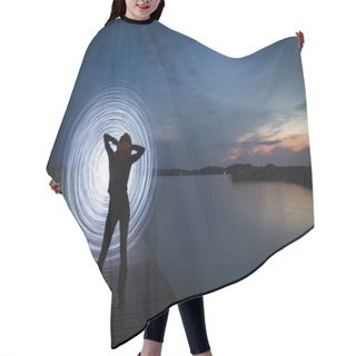 Personality  Light Game Hair Cutting Cape