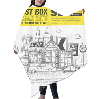 Personality  Modern Best Box Urban City Elements Set Ideas Hair Cutting Cape