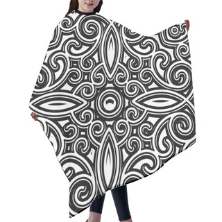 Personality  Black And White Vintage Pattern Hair Cutting Cape