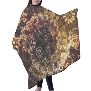 Personality  Lights Of Symbolic Meaning Hair Cutting Cape