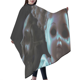 Personality  Ghost Mystic Doll. Hair Cutting Cape