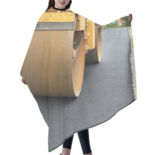 Personality  Paving Machine Hair Cutting Cape