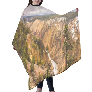 Personality  Grand Canyon Of The Yellowstone Hair Cutting Cape