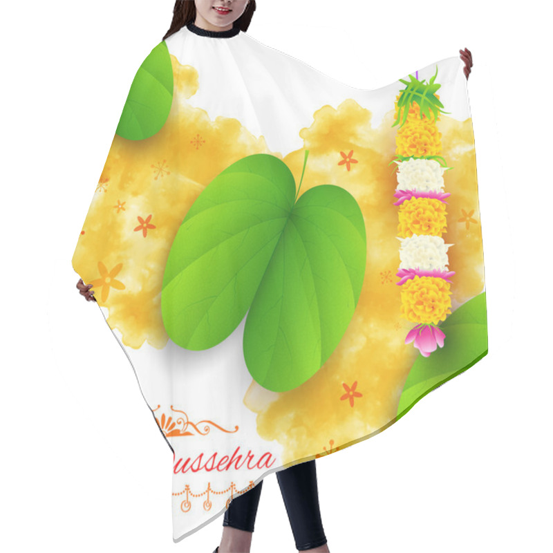 Personality  Sona Patta For Wishing Happy Dussehra Hair Cutting Cape